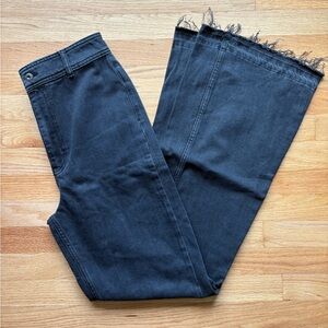 FP high waisted flare denim